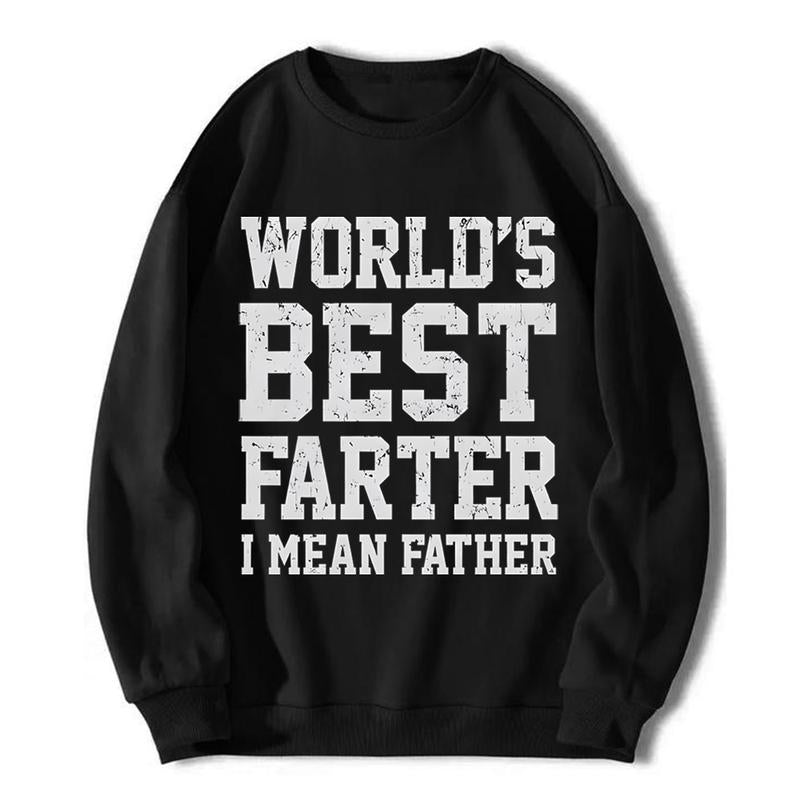 World Best Farter I Mean Father Shirt Gifts for Dad Funny T-Shirt for Men